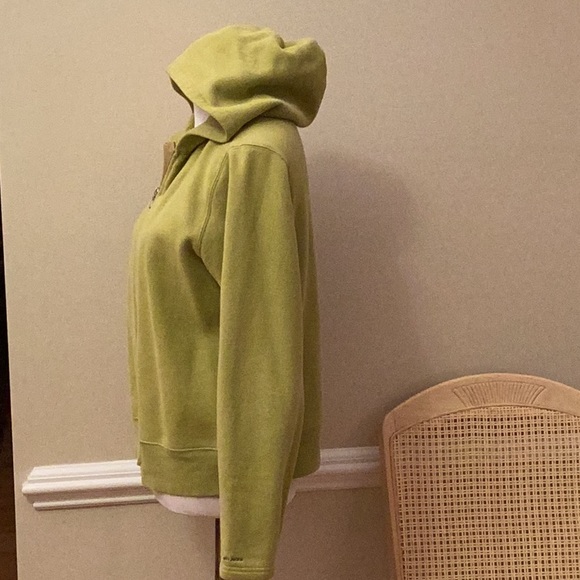 Calvin Klein hooded zip front sweatshirt, in everyone’s fave green color. - Picture 5 of 11